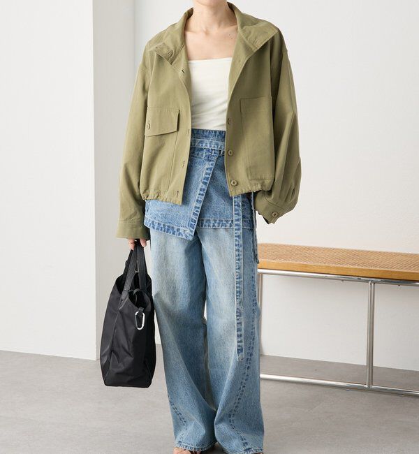  「【A・MONN(アモン)】ミリタリースタンドシャツ」|シャツ・ブラウス|