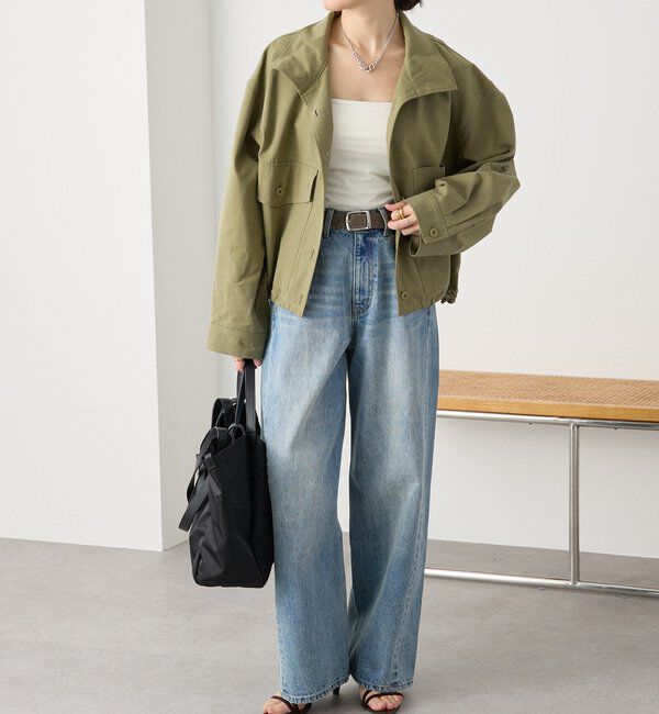  「【A・MONN(アモン)】ミリタリースタンドシャツ」|シャツ・ブラウス|