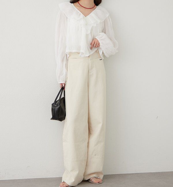  「フリルカシュクールブラウス」|シャツ・ブラウス|