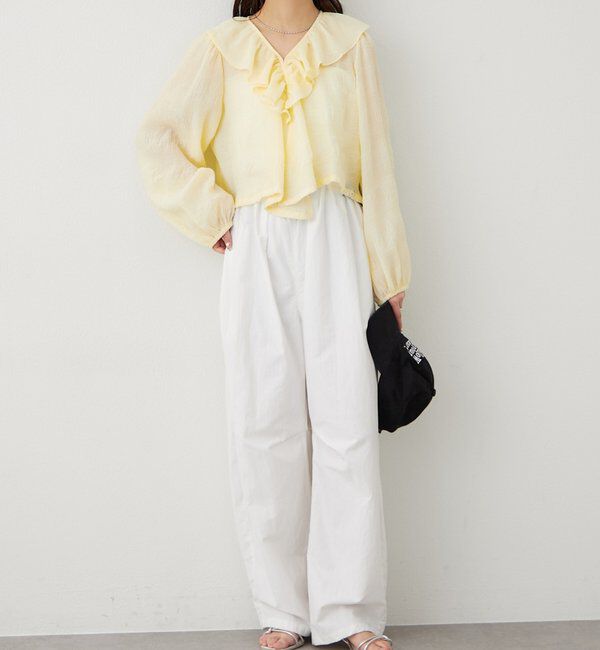  「フリルカシュクールブラウス」|シャツ・ブラウス|