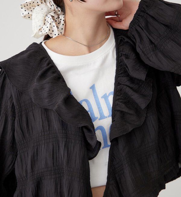  「フリルカシュクールブラウス」|シャツ・ブラウス|
