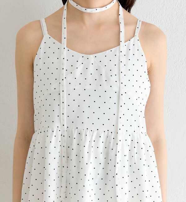  「ドットティアードミニワンピース」|ワンピース|