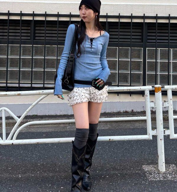  「プロセストレースアップトップス」|Tシャツ・カットソー|