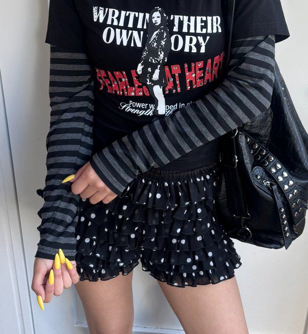  「【WEB限定】エリオット袖レイヤードトップス」|Tシャツ・カットソー|