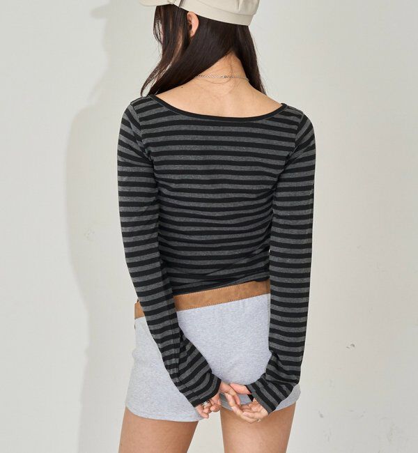  「メッセージドットリングヘンリートップス」|Tシャツ・カットソー|