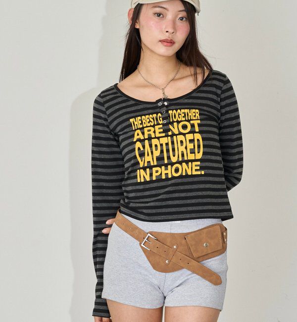  「メッセージドットリングヘンリートップス」|Tシャツ・カットソー|