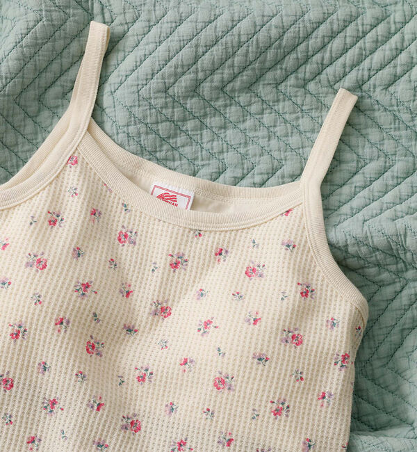 Rouge vif「【JEMORGAN / ジェーイーモーガン】カップ付きクロップドキャミソール/花」|キャミソール|