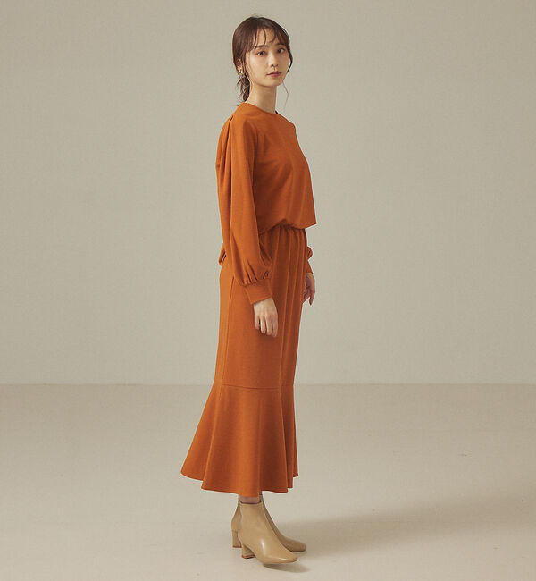 abahouse mavie「【前後着用可】カットジョーゼット2WAYプルオーバー」|Tシャツ・カットソー|