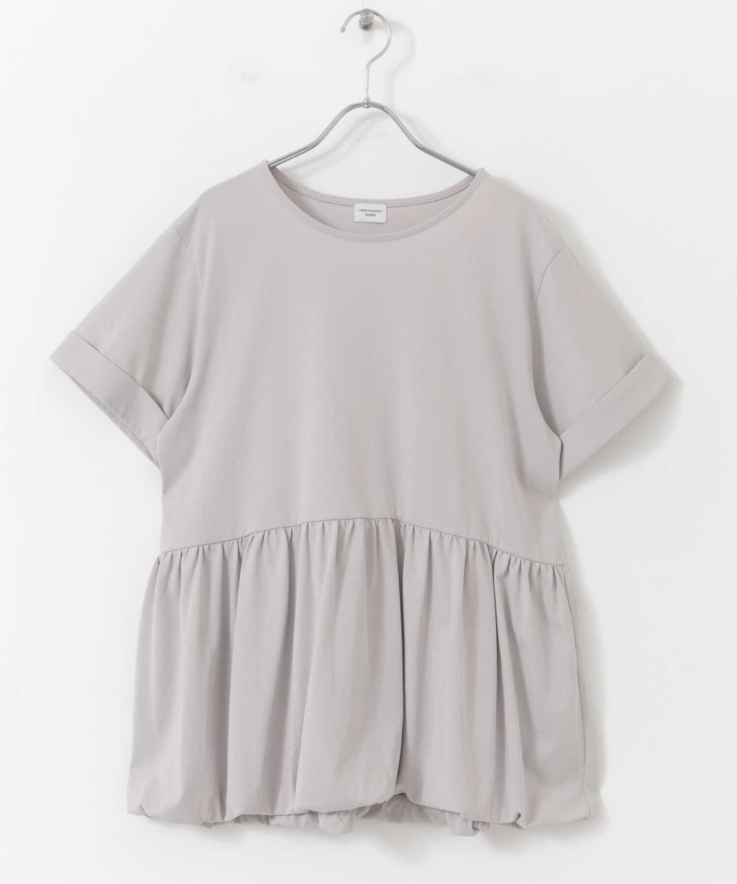 URBAN RESEARCH DOORS「ペプラムバルーンTシャツ」|Tシャツ・カットソー|