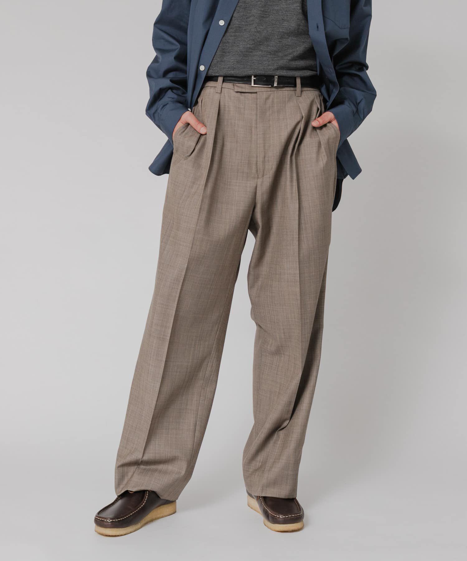 URBAN RESEARCH「HERRINGBONE ST TROUSER」|その他|ブラウン