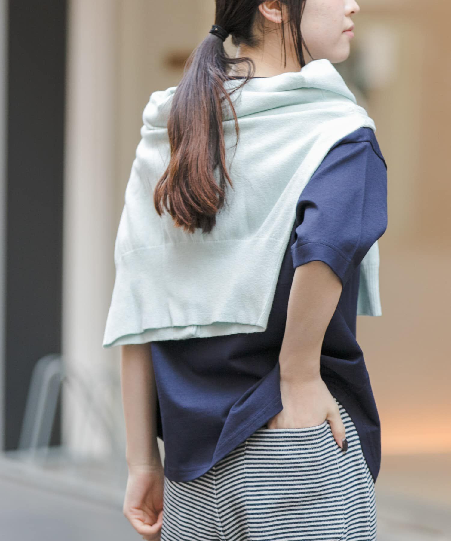 URBAN RESEARCH DOORS「FORK&SPOON　ボトルネックショートスリーブTシャツ」|Tシャツ・カットソー|