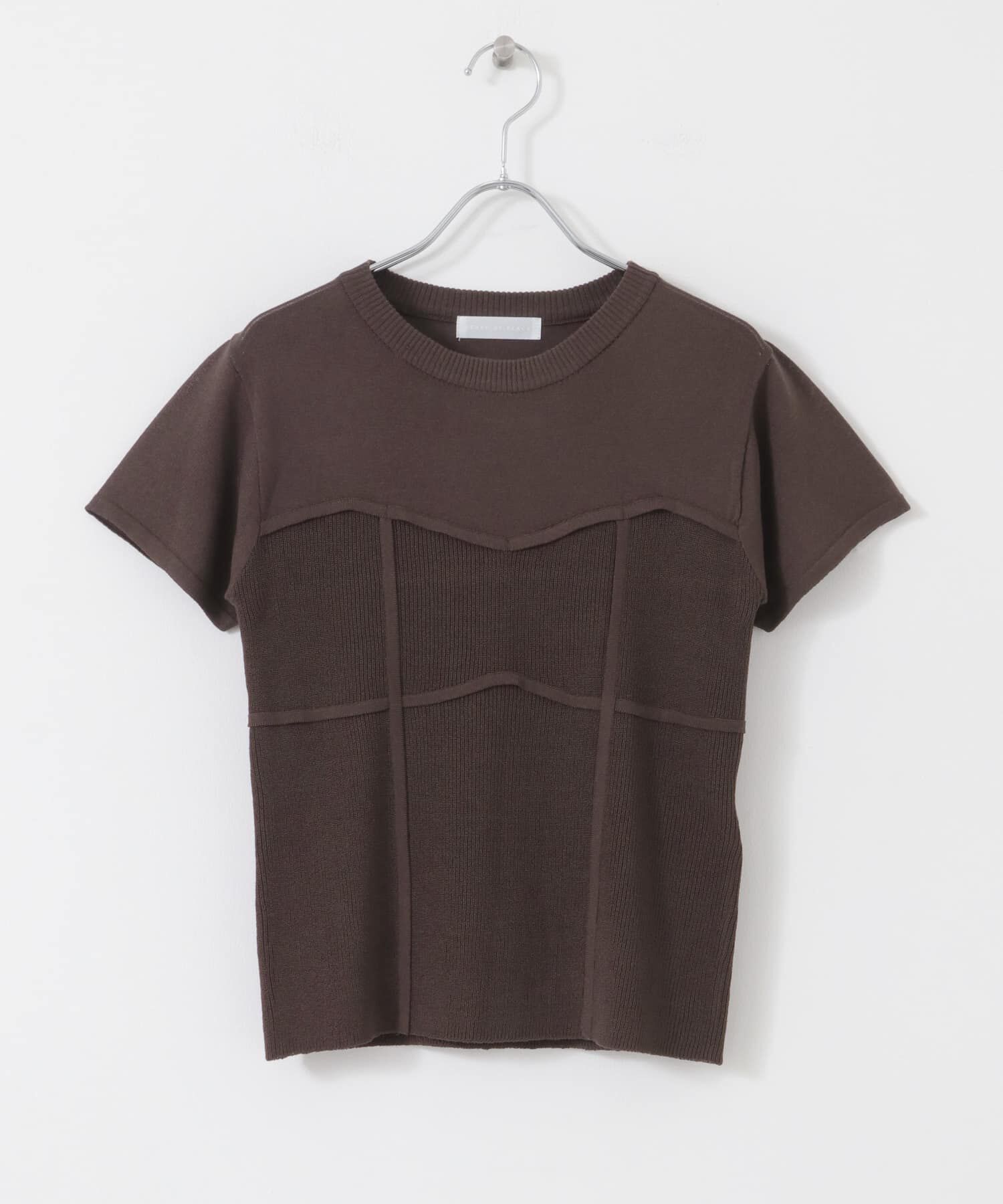 SENSE OF PLACE by URBAN RESEARCH「ビスチェデザインセーター(半袖)」|ニット・セーター|