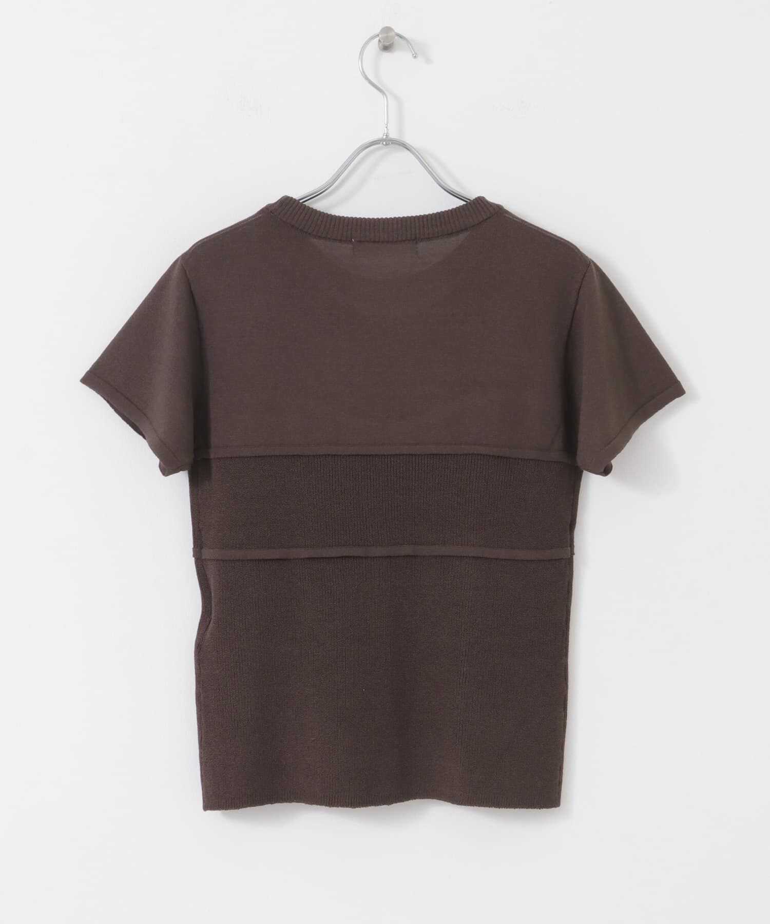 SENSE OF PLACE by URBAN RESEARCH「ビスチェデザインセーター(半袖)」|ニット・セーター|