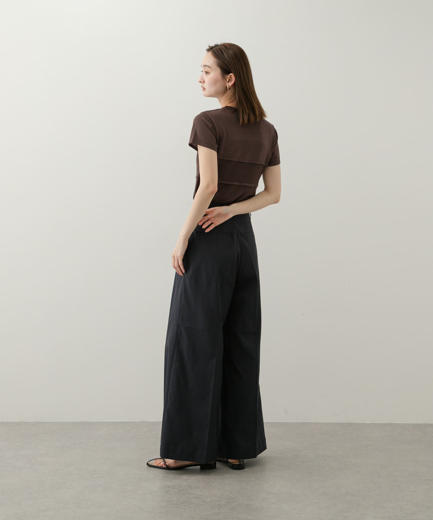 SENSE OF PLACE by URBAN RESEARCH「ビスチェデザインセーター(半袖)」|ニット・セーター|