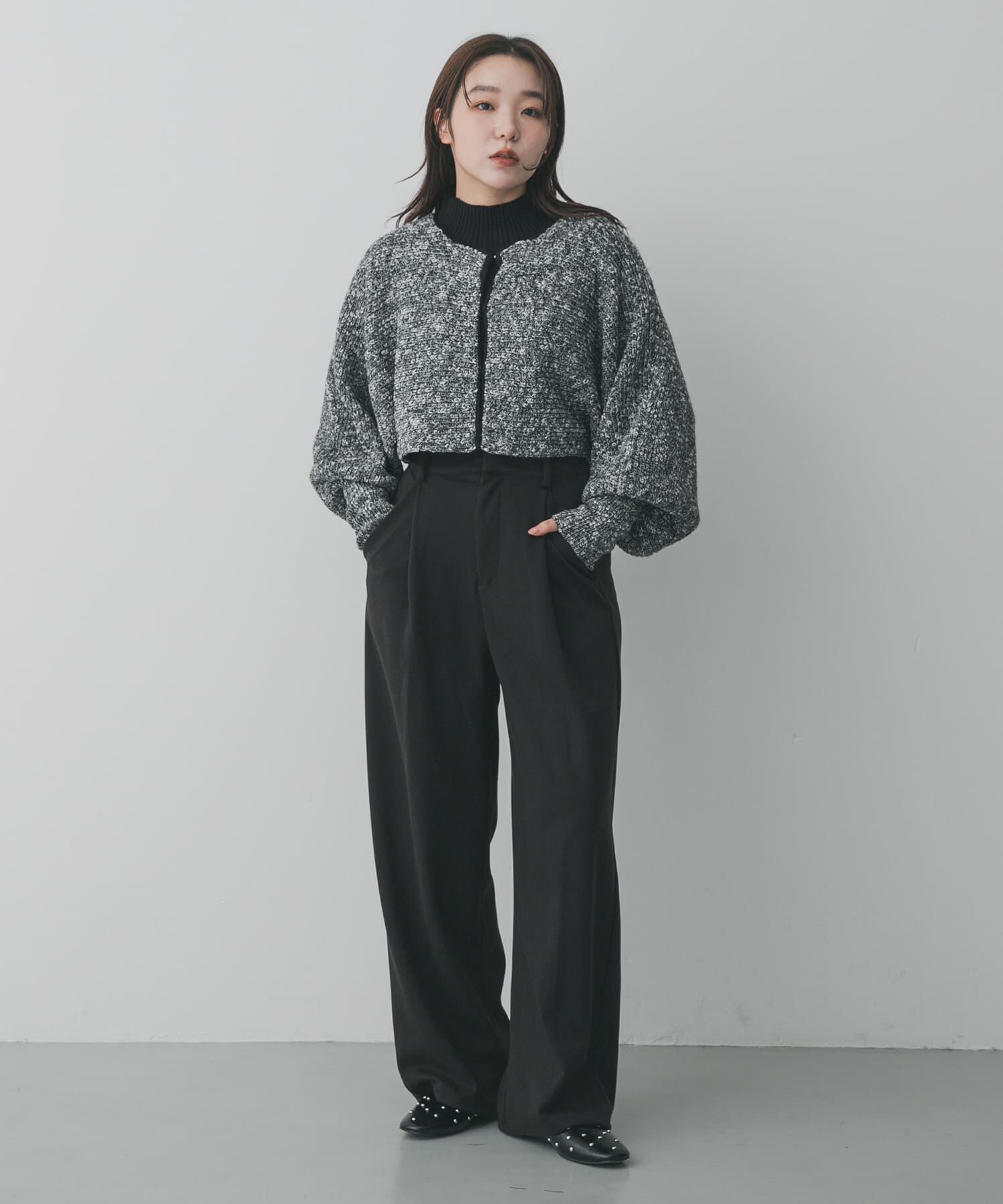 SENSE OF PLACE by URBAN RESEARCH「クロップドドルマンカーディガン」|ニット・セーター|