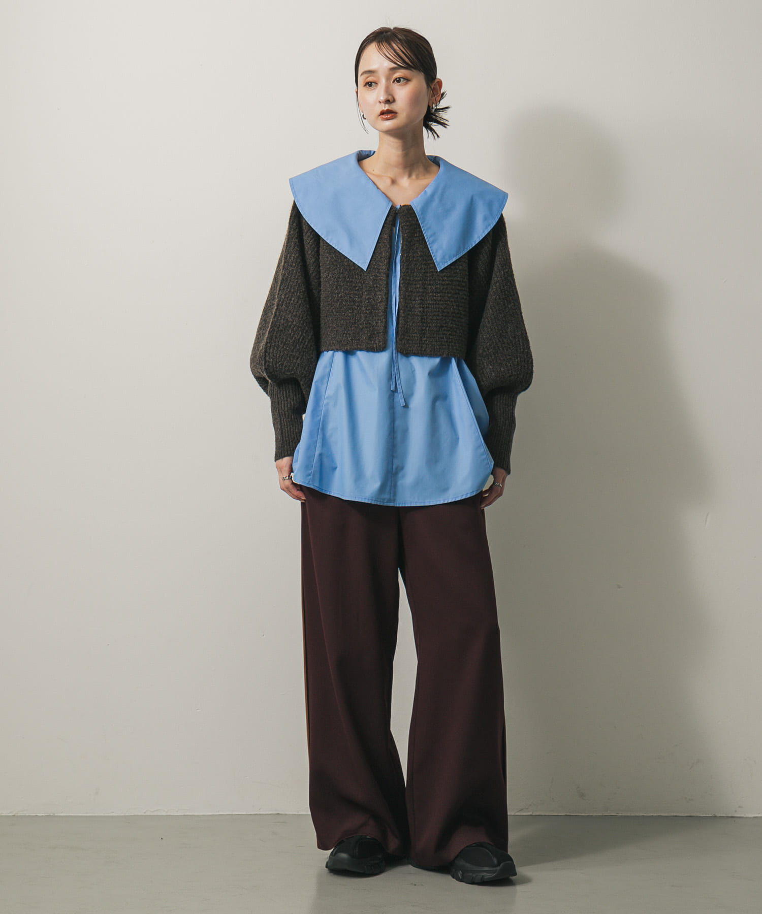 SENSE OF PLACE by URBAN RESEARCH「クロップドドルマンカーディガン」|ニット・セーター|