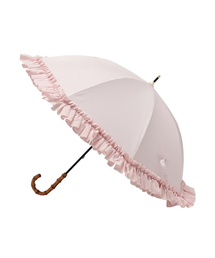 Maison de FLEUR「《晴雨兼用》遮光&UV CUT フリル傘」|傘|