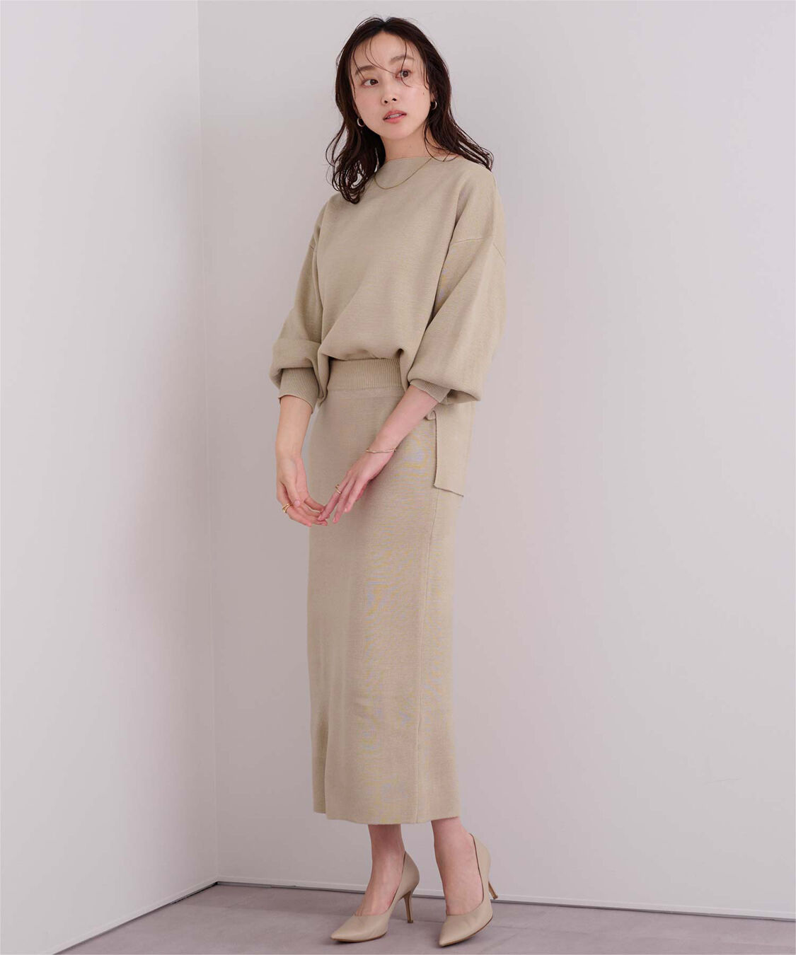 ur's「ミラノリブニットセットアップ」|ニット・セーター|