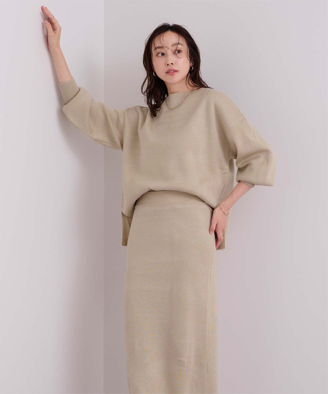 ur's「ミラノリブニットセットアップ」|ニット・セーター|