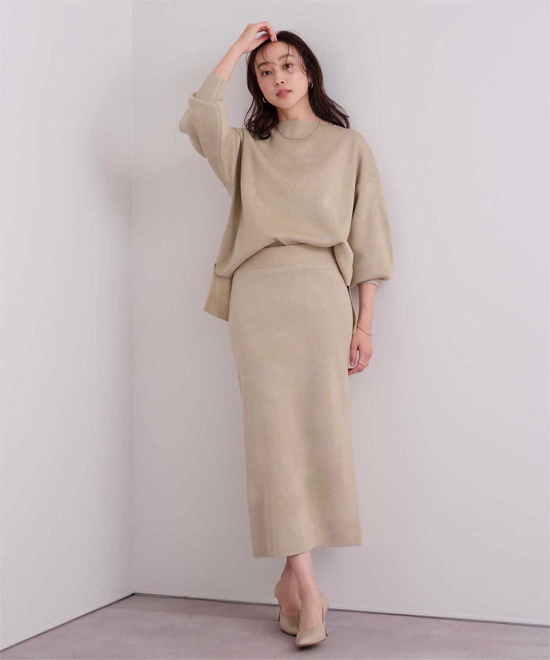 ur's「ミラノリブニットセットアップ」|ニット・セーター|