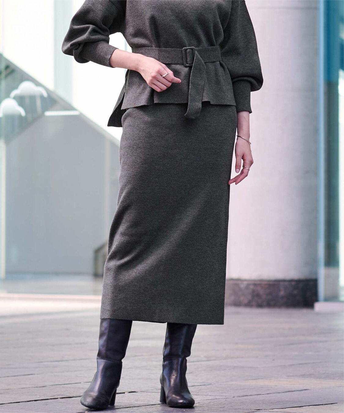 ur's「ミラノリブニットセットアップ」|ニット・セーター|