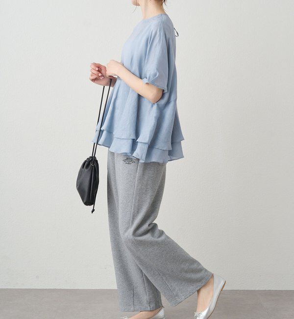  「【＠sein___000企画/リバイバル/新色】ラミー2枚重ねペプラムブラウス」|シャツ・ブラウス|