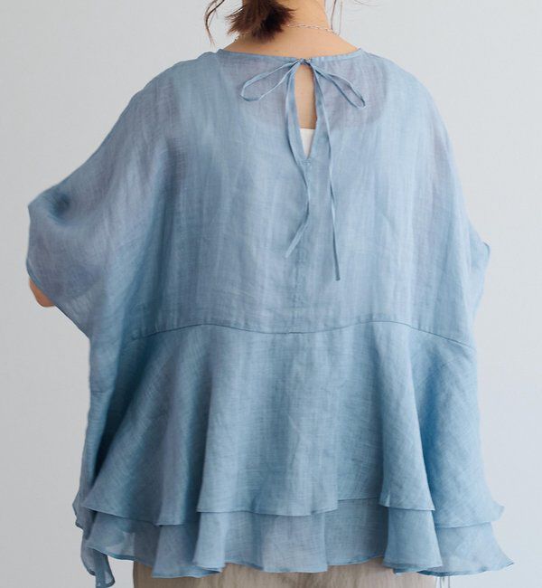  「【＠sein___000企画/リバイバル/新色】ラミー2枚重ねペプラムブラウス」|シャツ・ブラウス|