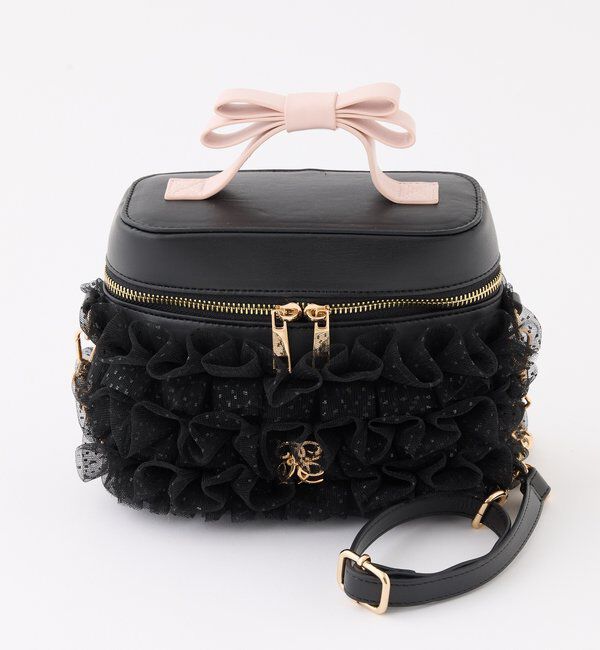  「チュールフリルリボンバニティバッグ」|ショルダー・メッセンジャー|