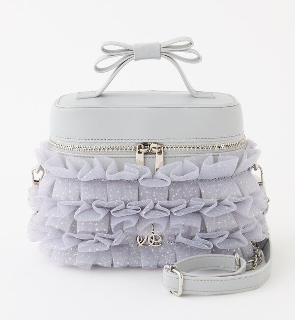  「チュールフリルリボンバニティバッグ」|ショルダー・メッセンジャー|