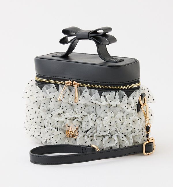  「チュールフリルリボンバニティバッグ」|ショルダー・メッセンジャー|