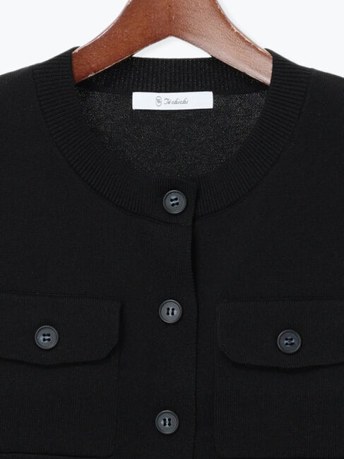 Te chichi「ポケット付きニットベスト」|ニット・セーター|