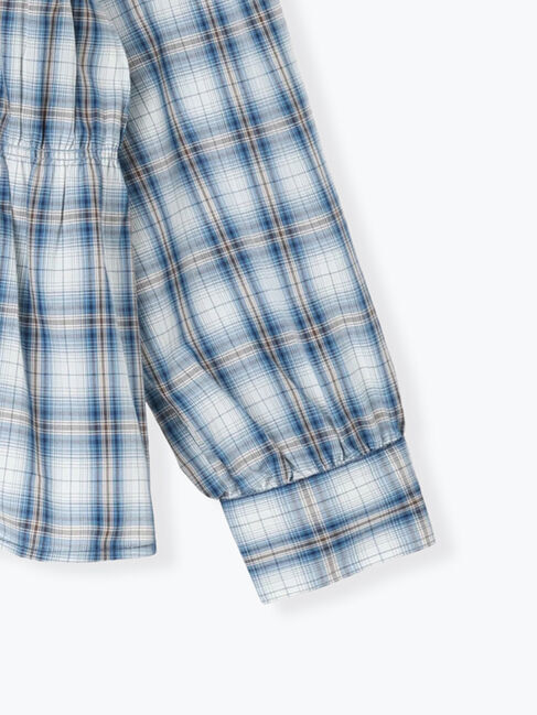 Samansa Mos2「シャーリングシャツ」|シャツ・ブラウス|