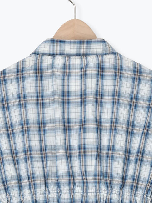 Samansa Mos2「シャーリングシャツ」|シャツ・ブラウス|