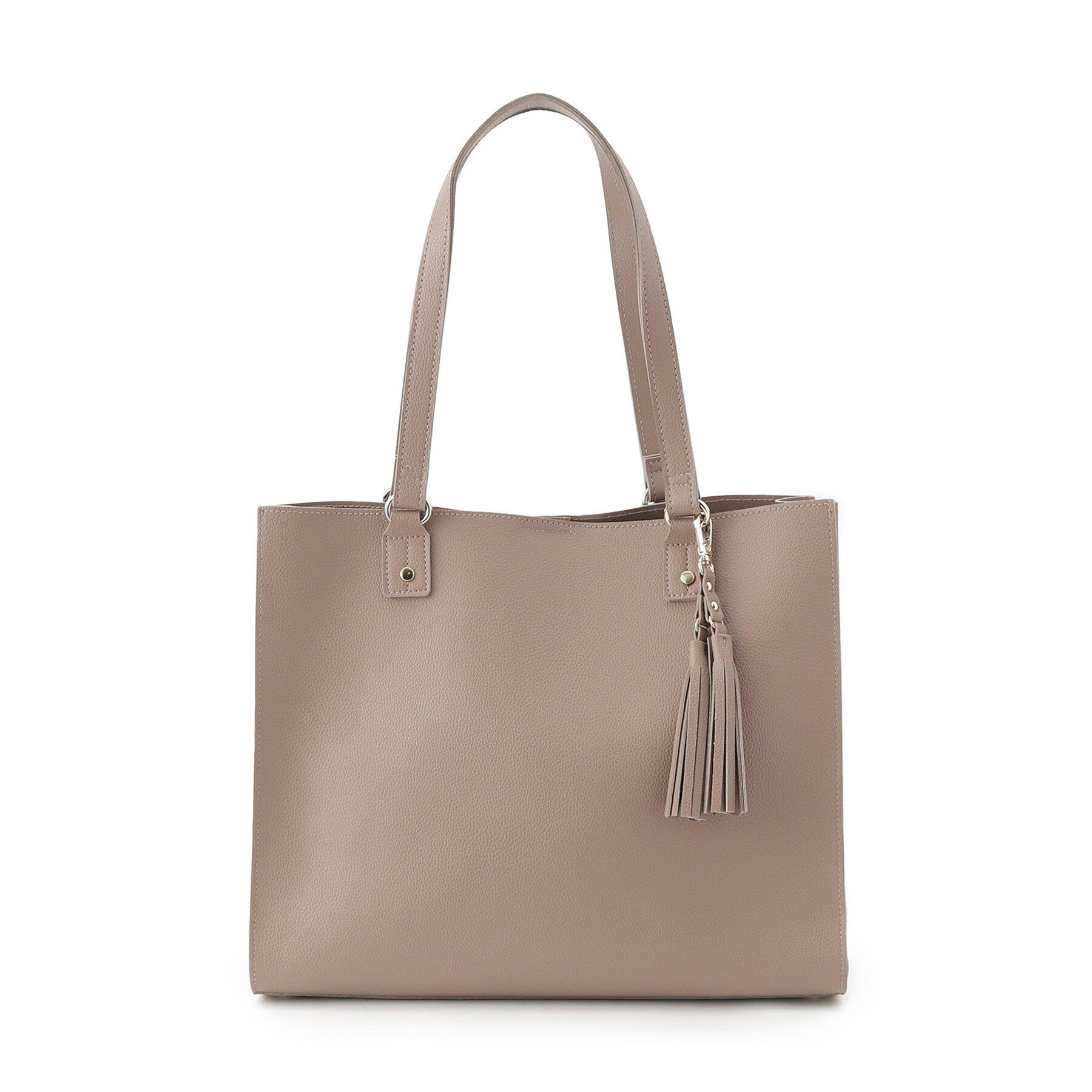 grove「【人間工学/A4】ダブルタッセル中仕切りトート」|トートバッグ|