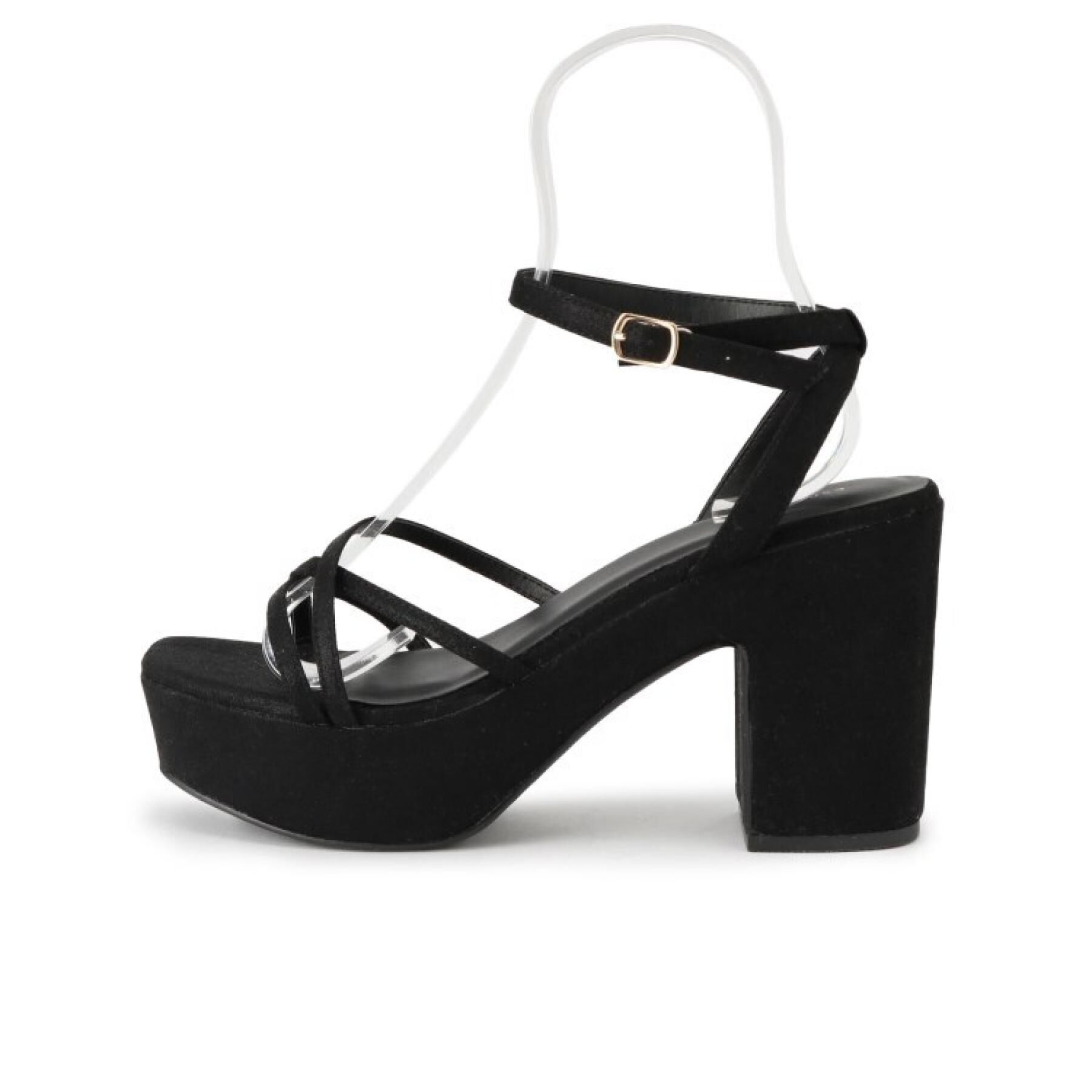 ESPERANZA「厚底アンクルベルトサンダル」|サンダル|