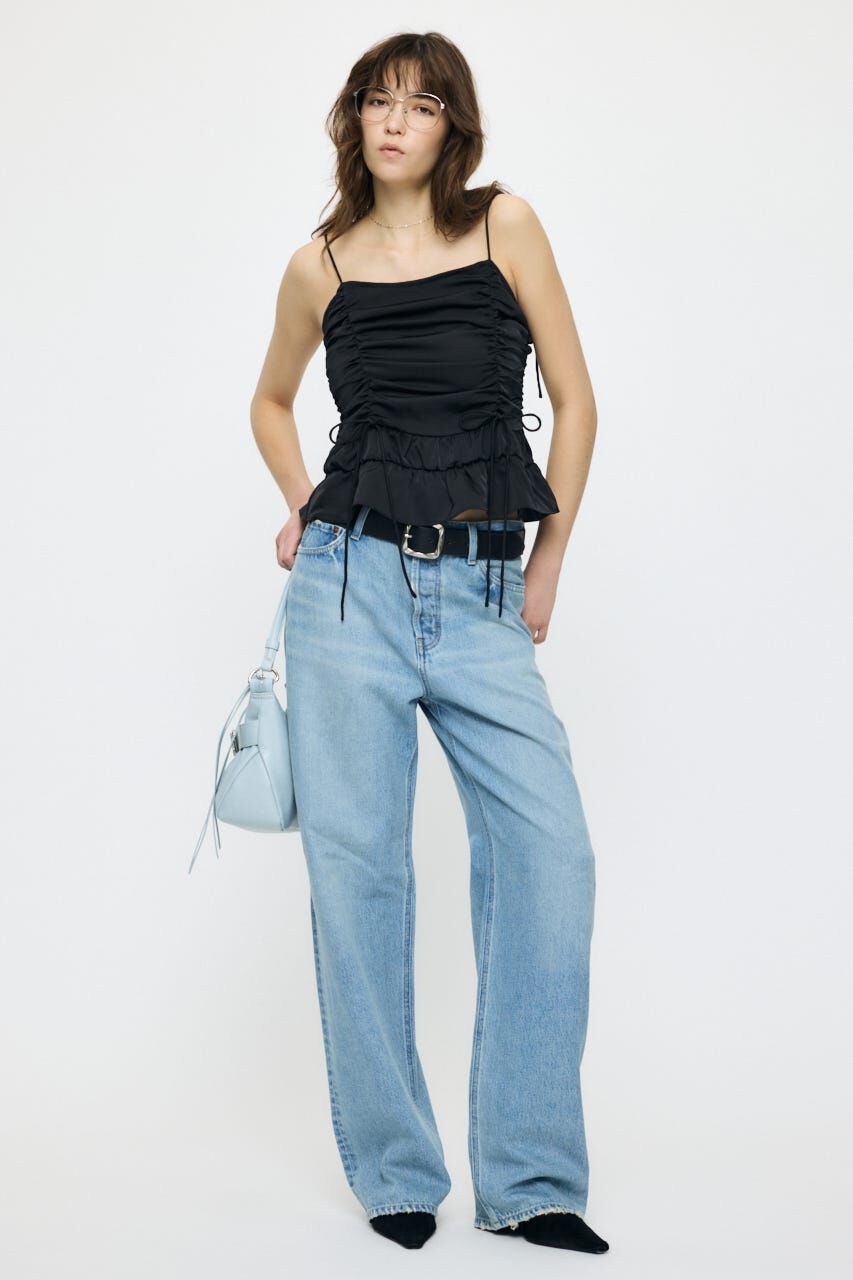 MOUSSY「SATIN GATHER キャミ」|キャミソール|