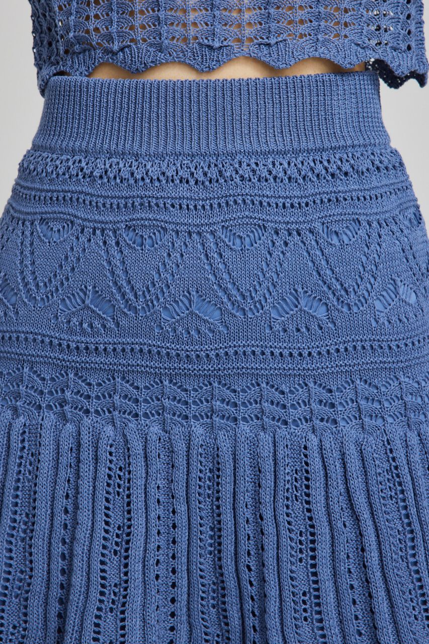 rienda「クロシェマーメイドニットミニスカート」|スカート|