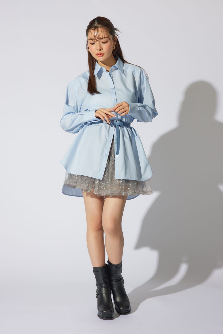 rienda「2WAYベルトセットシャツトップス」|シャツ・ブラウス|