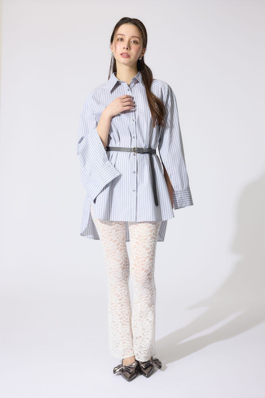 rienda「2WAYベルトセットシャツトップス」|シャツ・ブラウス|