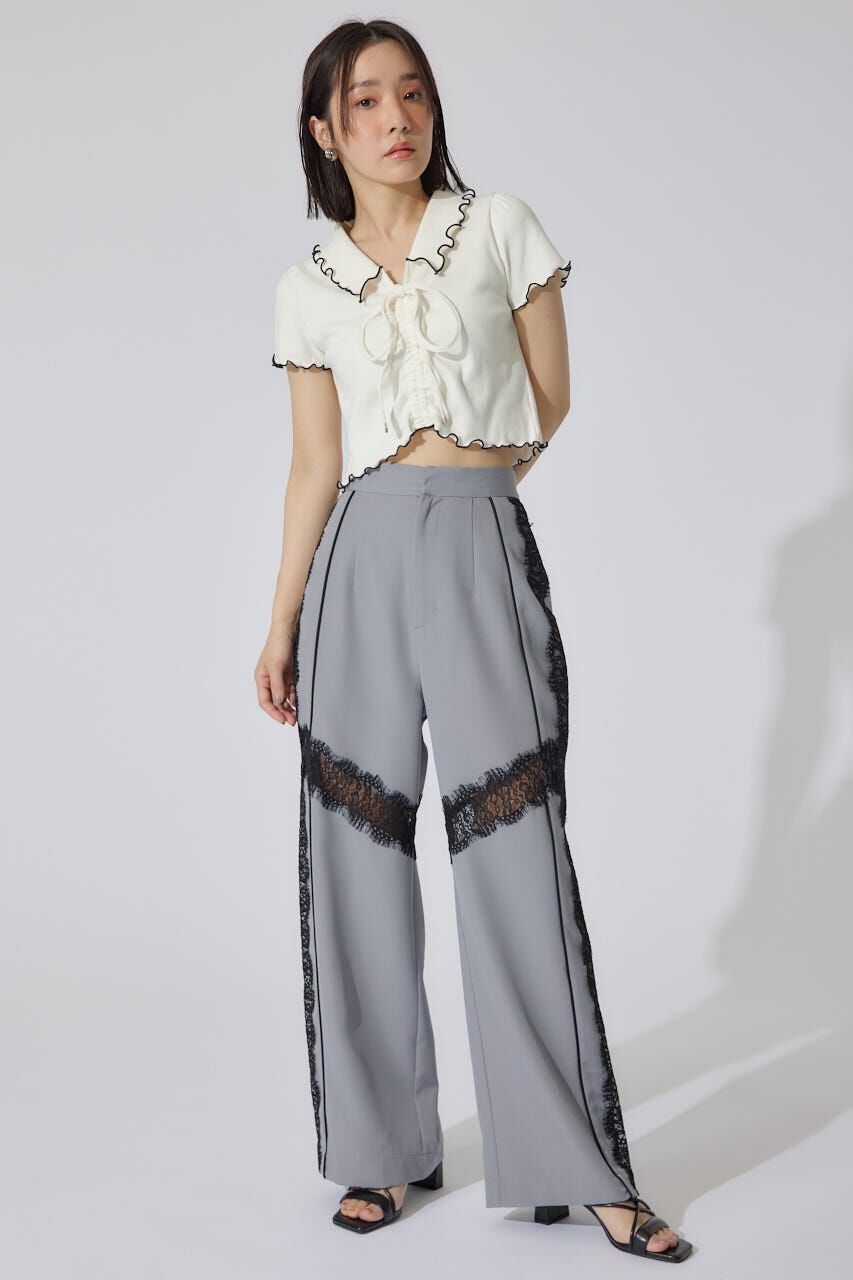 rienda「ドロストカットトップス」|Tシャツ・カットソー|