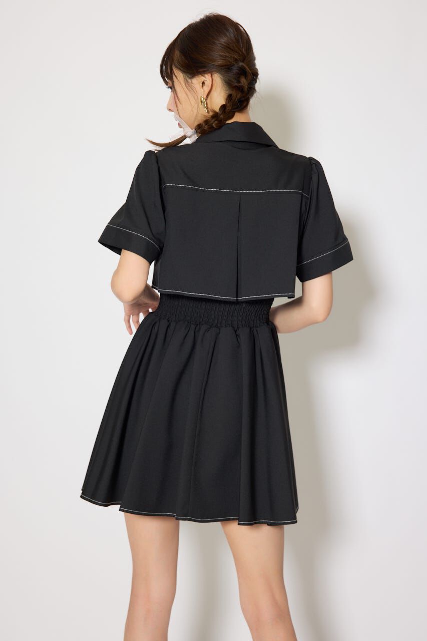 rienda「バストフレアミニワンピース」|ワンピース|