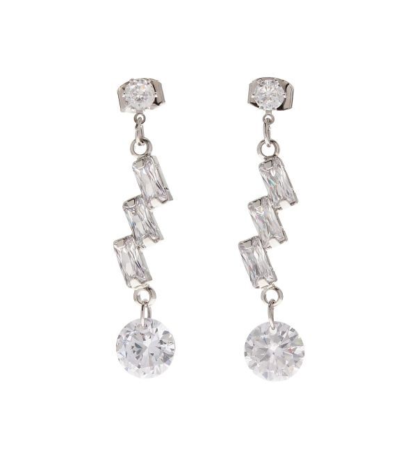 RESEXXY「3連ビジューストーンピアス」|ピアス|