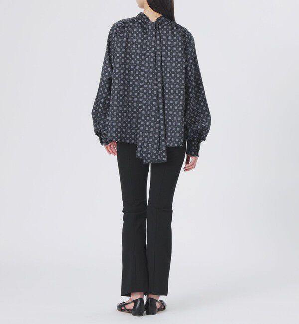  「ジオメトリックリボンブラウス」|シャツ・ブラウス|