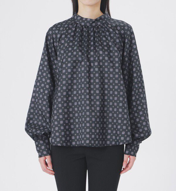  「ジオメトリックリボンブラウス」|シャツ・ブラウス|