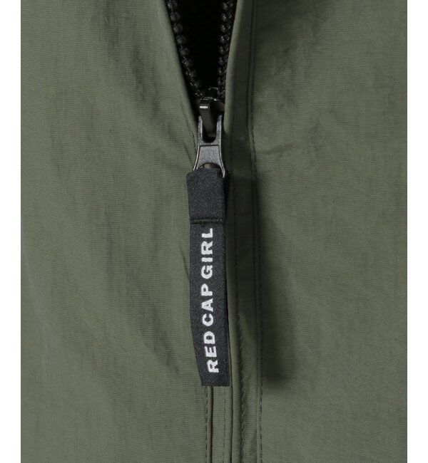 VENCE share style「Red Cap Girl レッドキャップガール ワッペン付きナイロンジップベスト」|その他|