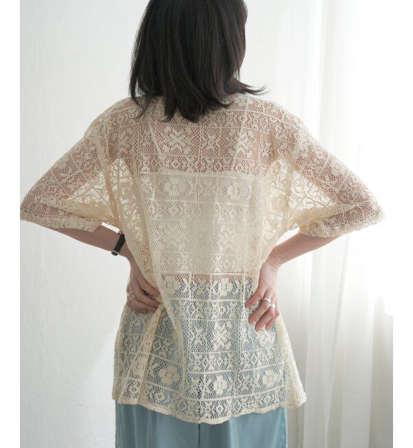 VENCE share style「レーススタンドシャツ」|シャツ・ブラウス|