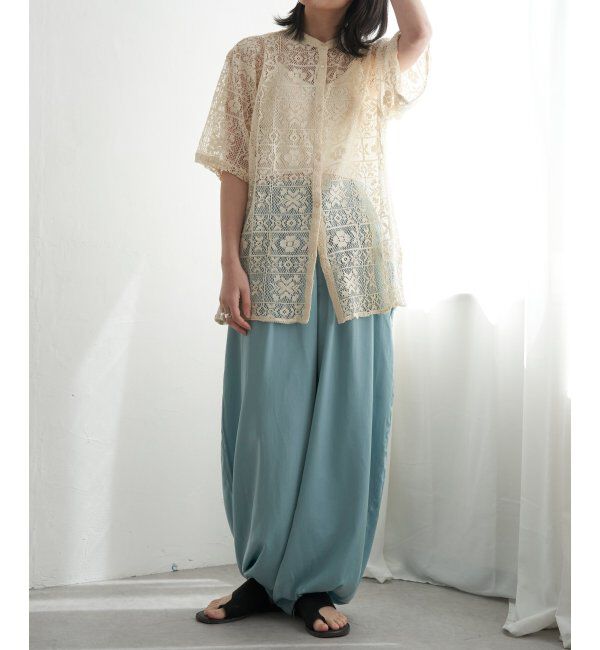 VENCE share style「レーススタンドシャツ」|シャツ・ブラウス|