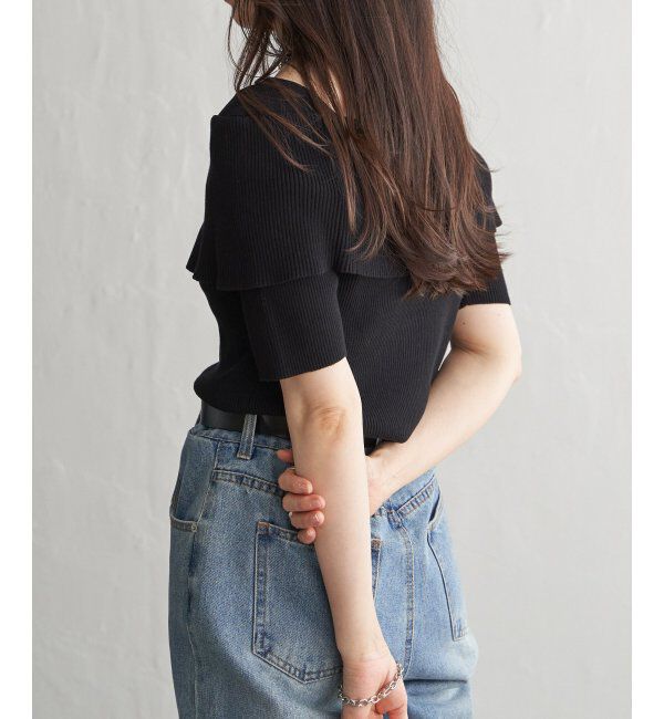 VENCE share style「オフショルニットプルオーバー」|ニット・セーター|