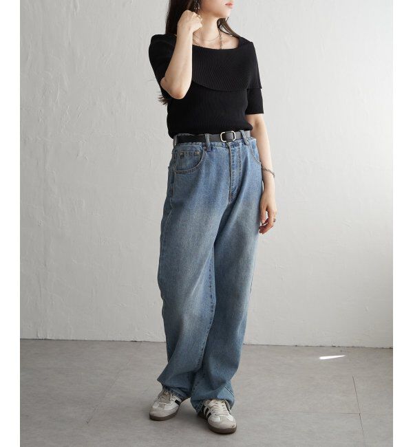 VENCE share style「オフショルニットプルオーバー」|ニット・セーター|