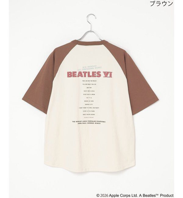 VENCE share style「THE BEATLES ザ ビートルズ レコードラグランTシャツ」|Tシャツ・カットソー|